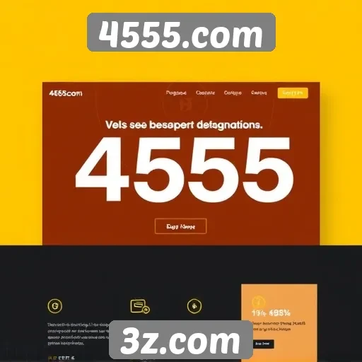 Tendências de design do site 4555.com em 2025