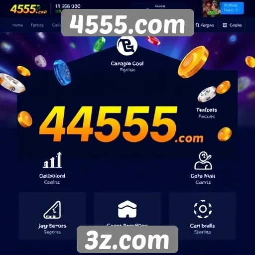Recursos e funcionalidades do site 4555.com